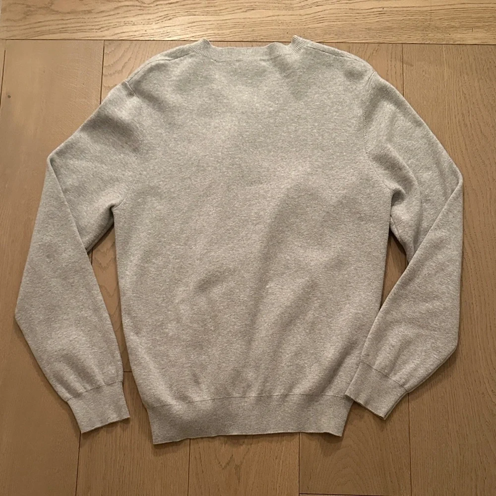 Sandro Light Gray Zip-Up Men's Sweater